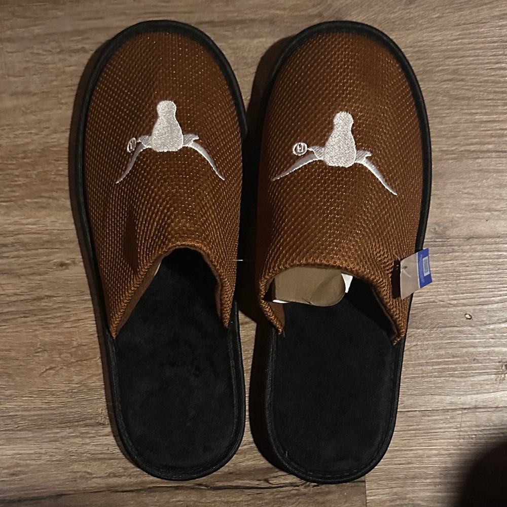 NFL COLLEGIATE  UNIVERSITY OF TEXAS Slip-On Loafers with White Embroidered Logo